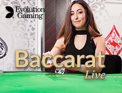 Jeu de baccarat classique en direct