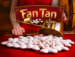 Jeu traditionnel asiatique Fan Tan en direct