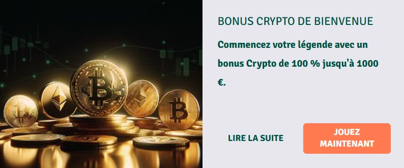 Bonus de bienvenue crypto sur Staxino Casino